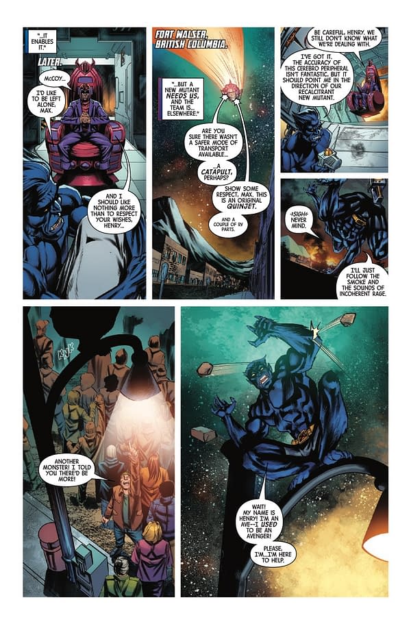 Interior preview page from X-MEN: TOOTH AND CLAW #1 MIKE MCKONE COVER