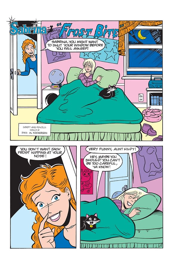 Interior preview page from Sabrina the Teenage Witch: Magic Unleashed