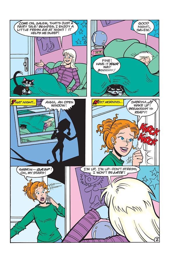 Interior preview page from Sabrina the Teenage Witch: Magic Unleashed
