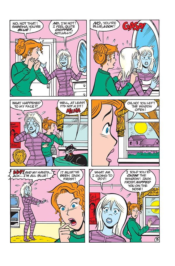 Interior preview page from Sabrina the Teenage Witch: Magic Unleashed