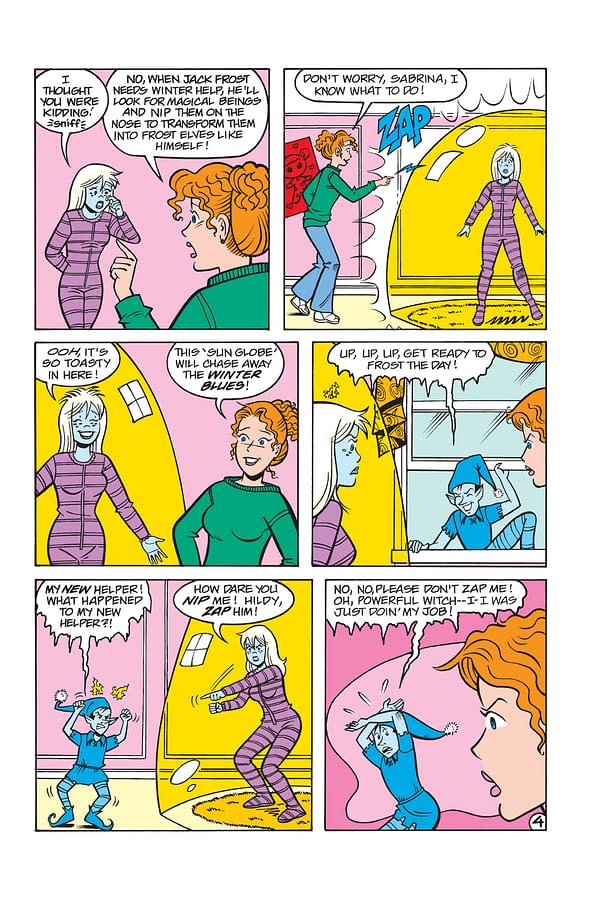 Interior preview page from Sabrina the Teenage Witch: Magic Unleashed