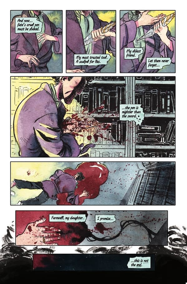 Interior preview page from Author Immortal #1