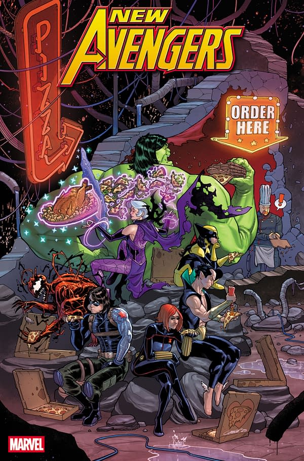 Cover image for NEW AVENGERS #5 JAVIER GARRON VARIANT