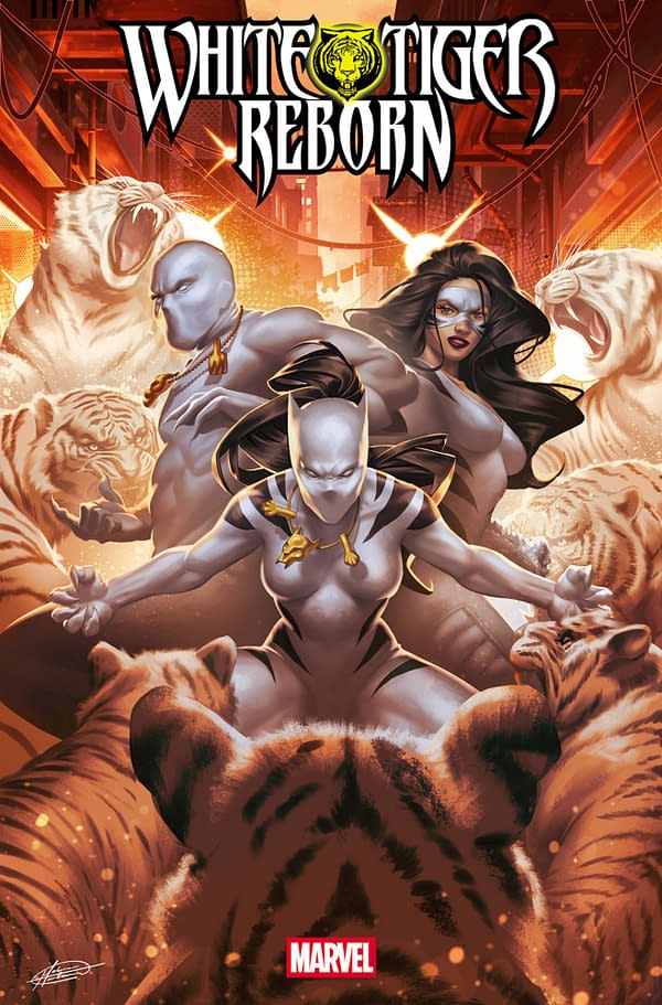 Cover image for WHITE TIGER: REBORN #1 REBORN MATEUS MANHANINI VARIANT