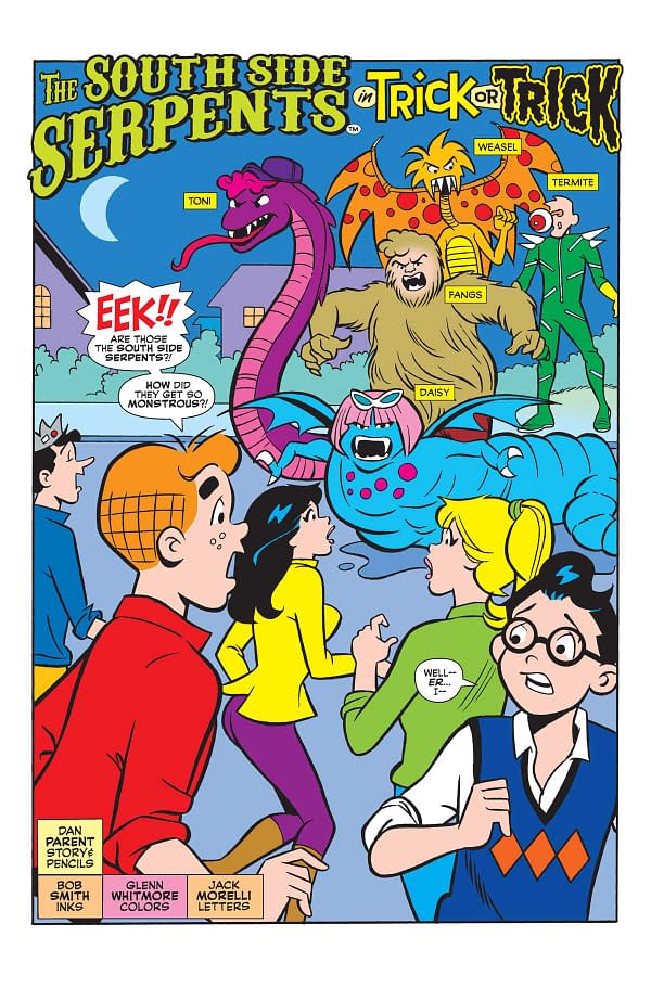 Interior preview page from Archie's Halloween Spectacular