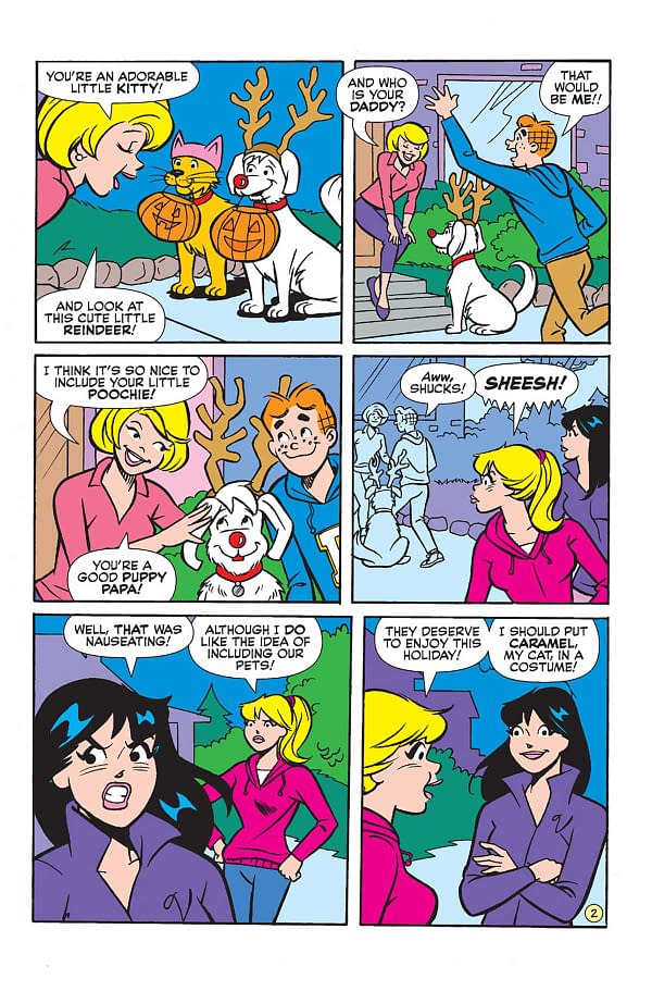 Interior preview page from Archie's Halloween Spectacular