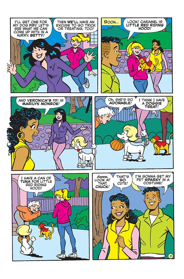Interior preview page from Archie's Halloween Spectacular