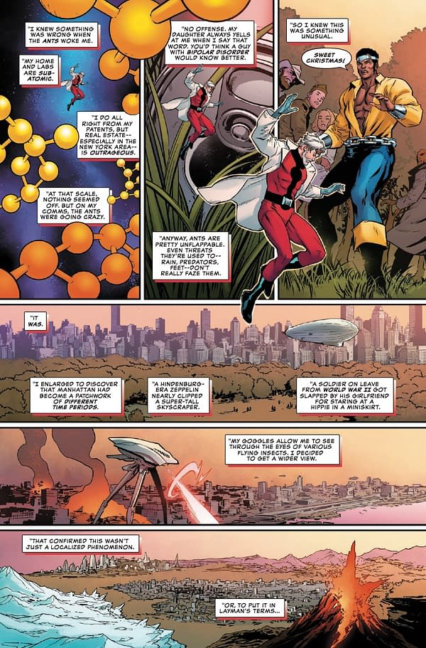 Interior preview page from BATTLEWORLD #1 LEINIL YU COVER