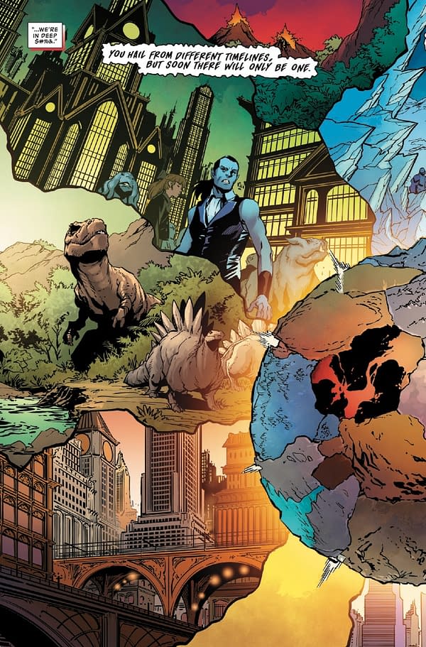 Interior preview page from BATTLEWORLD #1 LEINIL YU COVER