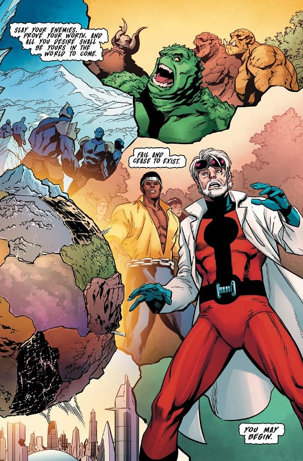 Interior preview page from BATTLEWORLD #1 LEINIL YU COVER