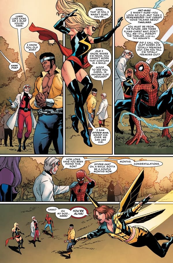 Interior preview page from BATTLEWORLD #1 LEINIL YU COVER