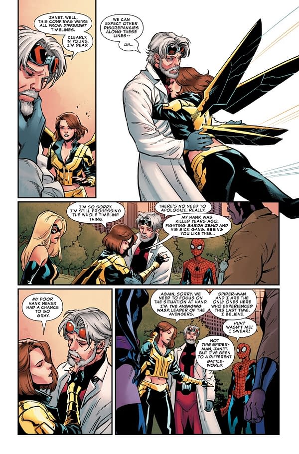 Interior preview page from BATTLEWORLD #1 LEINIL YU COVER