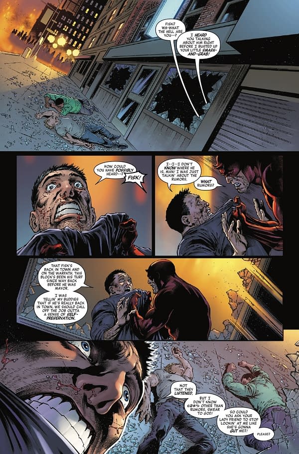 Interior preview page from DAREDEVIL #25 JOHN ROMITA JR. COVER