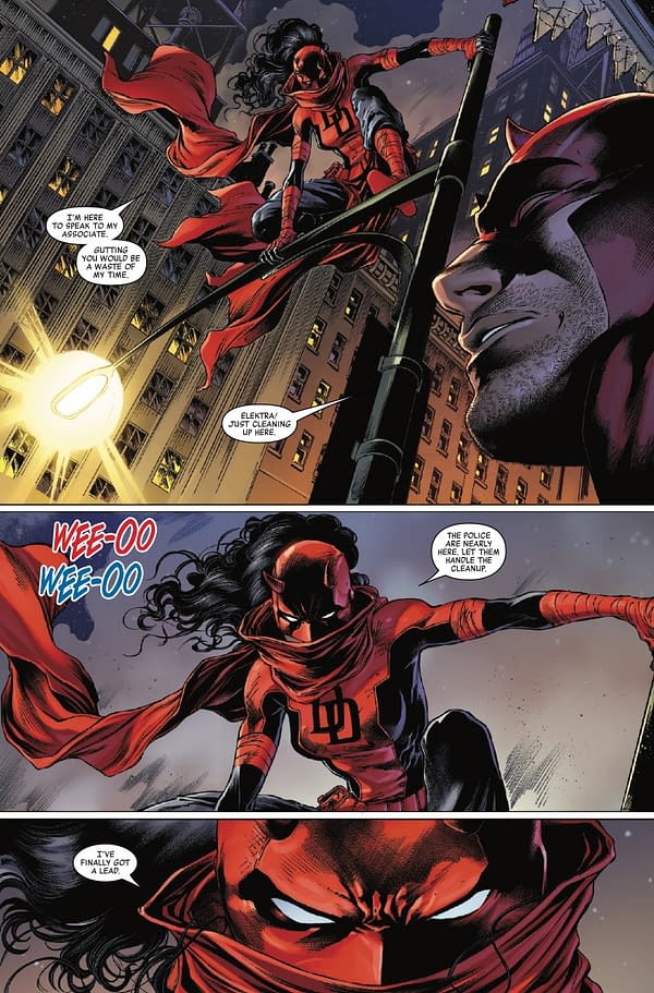 Interior preview page from DAREDEVIL #25 JOHN ROMITA JR. COVER