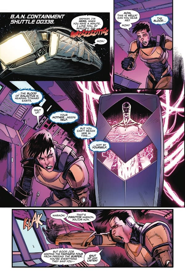 Interior preview page from DEATH OF THE SILVER SURFER #4 DIKE RUAN COVER