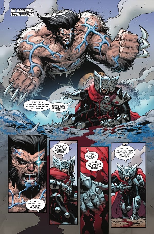Interior preview page from DEADPOOL/WOLVERINE #9 JOSHUA CASSARA COVER