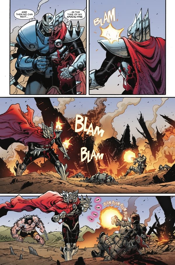 Interior preview page from DEADPOOL/WOLVERINE #9 JOSHUA CASSARA COVER