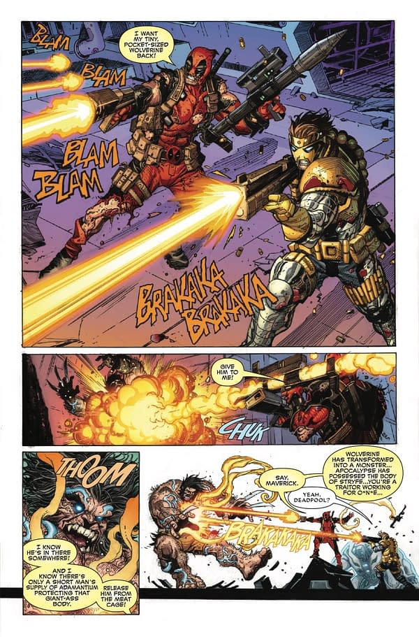 Interior preview page from DEADPOOL/WOLVERINE #10 JOSHUA CASSARA COVER