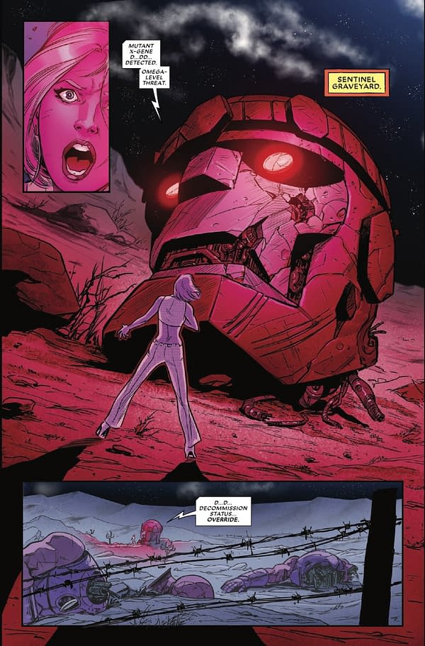 Interior preview page from EMMA FROST: THE WHITE QUEEN #4 DAVID NAKAYAMA COVER