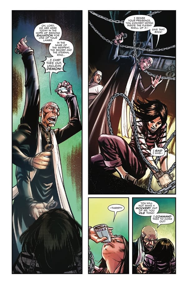 Interior preview page from EDGE OF VENOMVERSE #1 CARLOS NIETO COVER