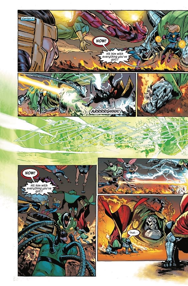 Interior preview page from FANTASTIC FOUR #3 HUMBERTO RAMOS COVER