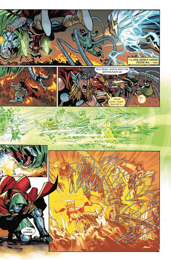 Interior preview page from FANTASTIC FOUR #3 HUMBERTO RAMOS COVER