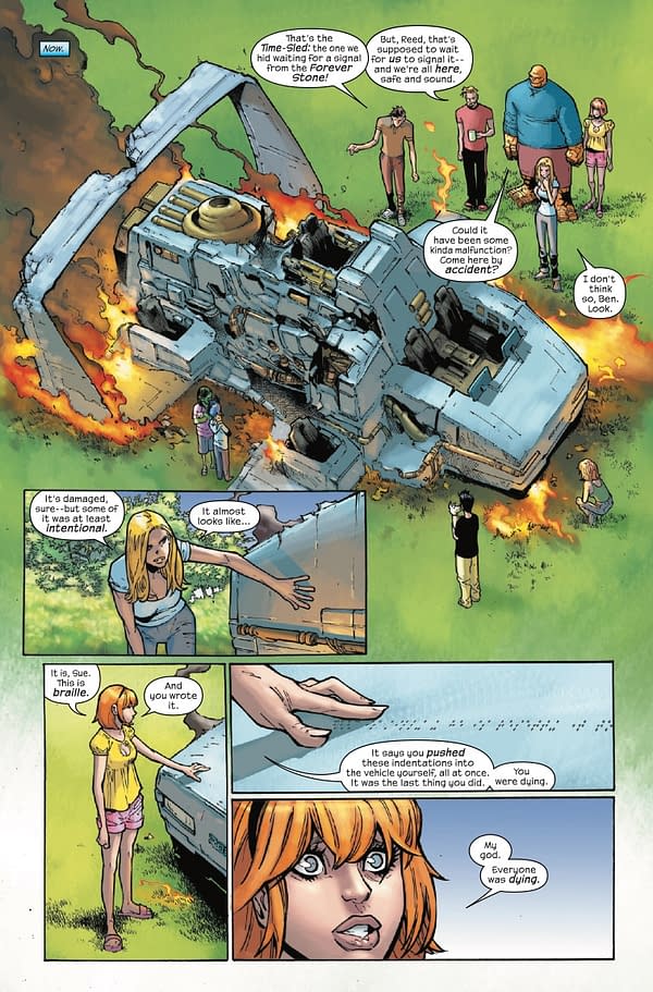 Interior preview page from FANTASTIC FOUR #3 HUMBERTO RAMOS COVER