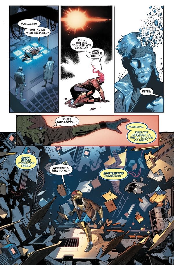 Interior preview page from IMPERIAL WAR: NOVA CENTURION #1 FRANCESCO MORTARINO COVER