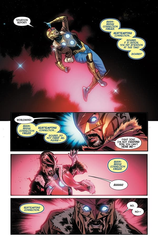 Interior preview page from IMPERIAL WAR: NOVA CENTURION #1 FRANCESCO MORTARINO COVER