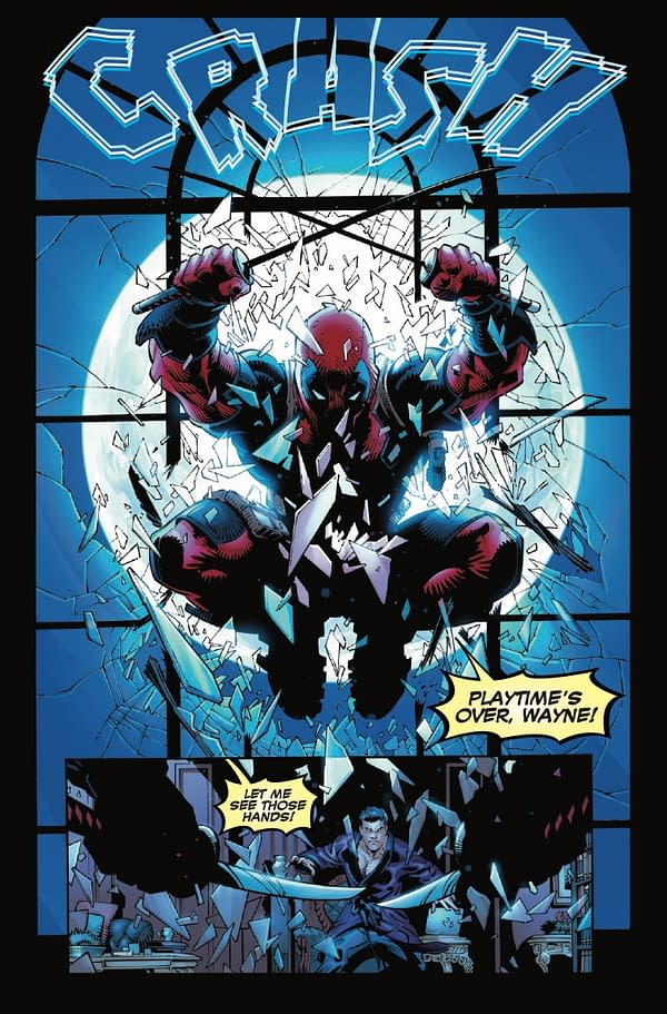 Interior preview page from DEADPOOL/BATMAN #1 GREG CAPULLO COVER