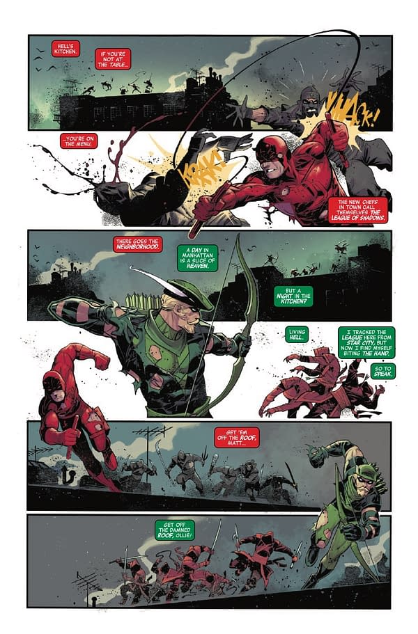 Interior preview page from DEADPOOL/BATMAN #1 GREG CAPULLO COVER