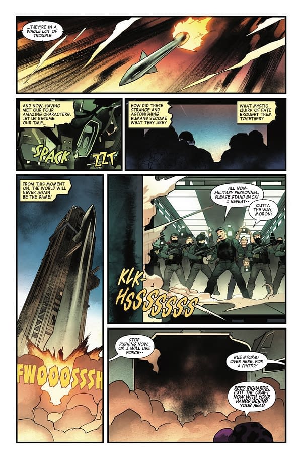 Interior preview page from MARVEL ZOMBIES: RED BAND #1 GREG LAND COVER