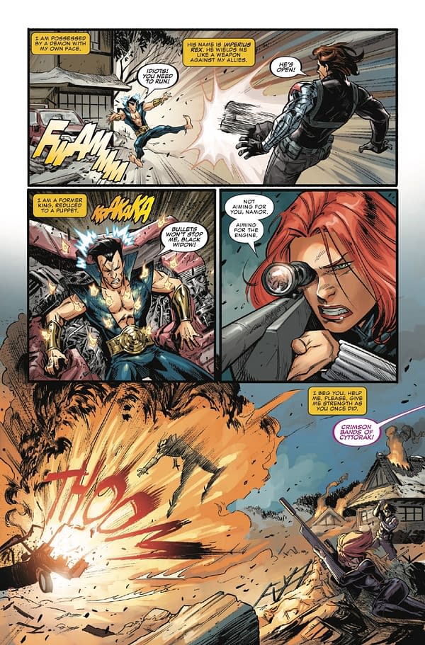Interior preview page from NEW AVENGERS #4 STEPHEN SEGOVIA COVER