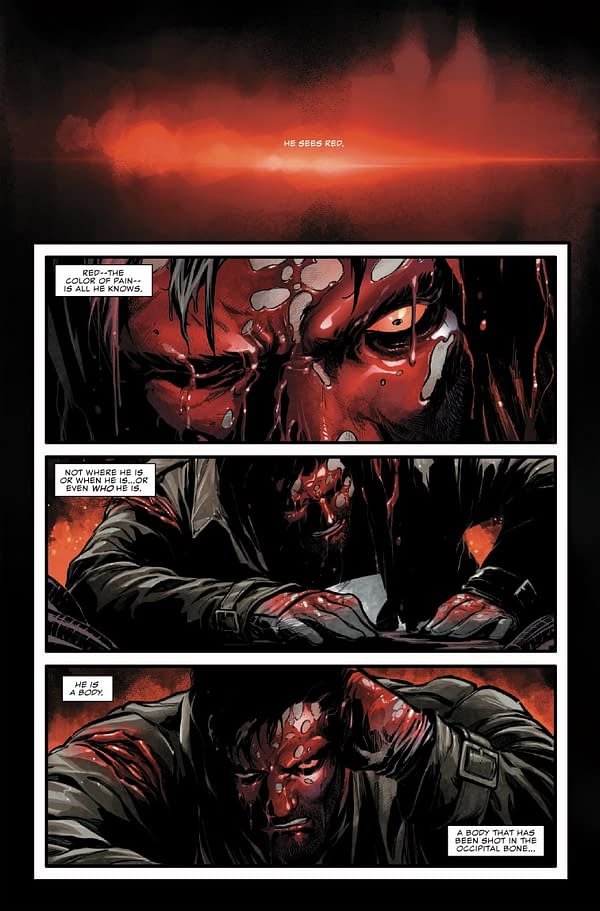 Interior preview page from PUNISHER: RED BAND #1 MARCO CHECCHETTO COVER