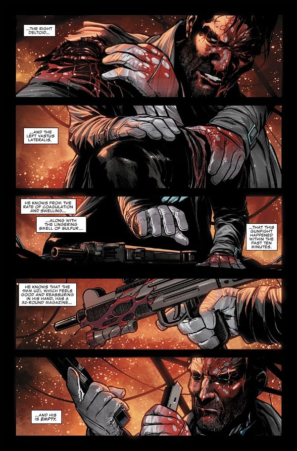 Interior preview page from PUNISHER: RED BAND #1 MARCO CHECCHETTO COVER