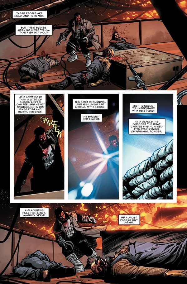 Interior preview page from PUNISHER: RED BAND #1 MARCO CHECCHETTO COVER