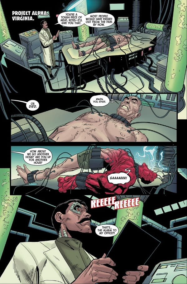 Interior preview page from RED HULK #8 GEOFF SHAW COVER