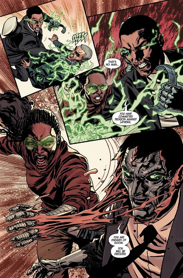 Interior preview page from RED HULK #9 GEOFF SHAW COVER