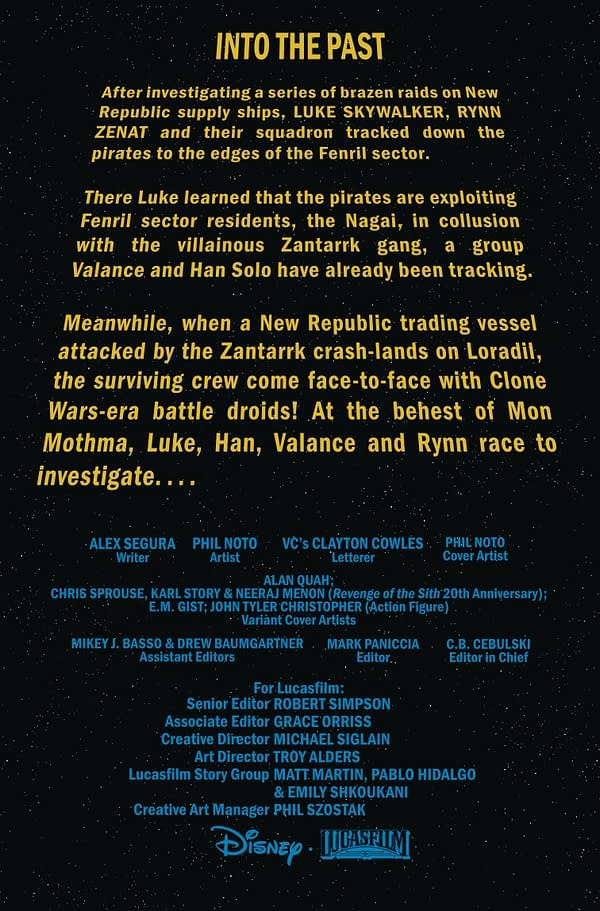 Interior preview page from STAR WARS #5 PHIL NOTO COVER