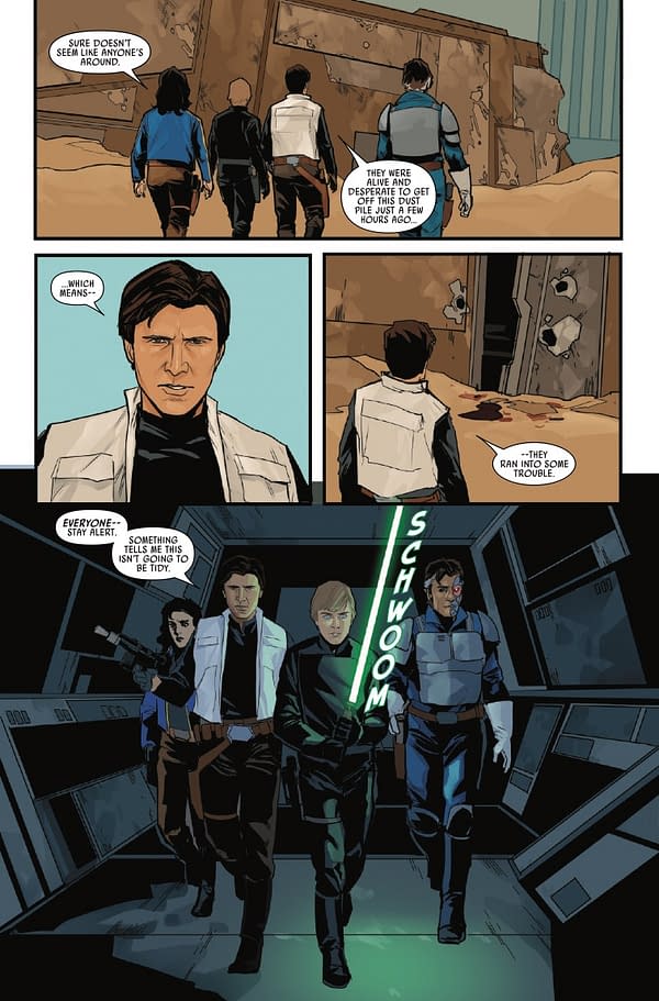 Interior preview page from STAR WARS #5 PHIL NOTO COVER