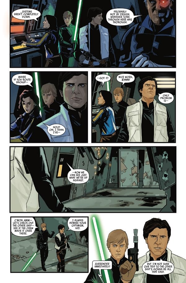 Interior preview page from STAR WARS #5 PHIL NOTO COVER