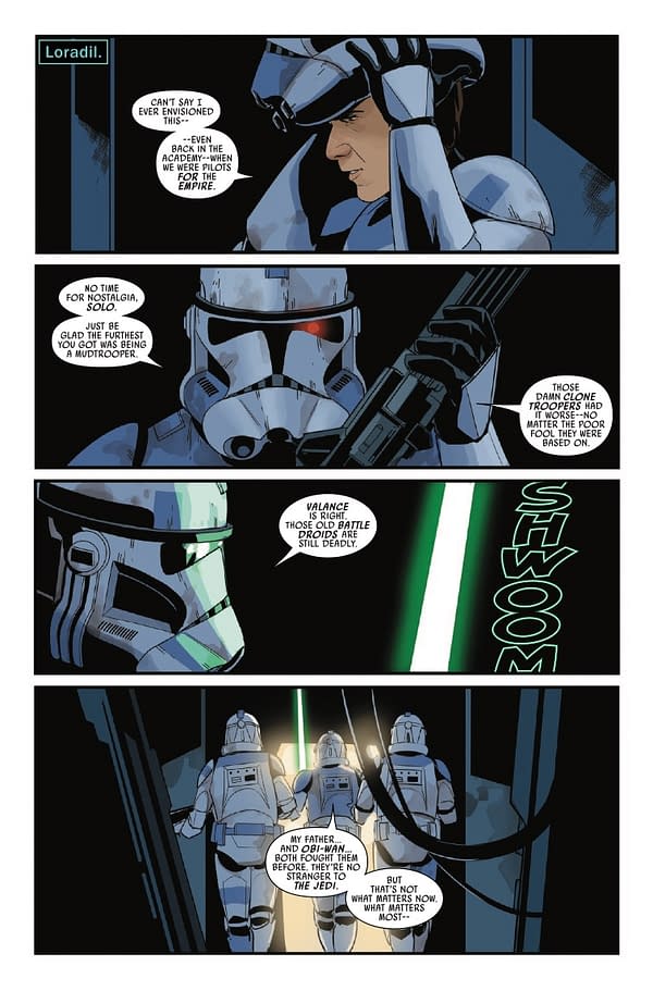 Interior preview page from STAR WARS #6 PHIL NOTO COVER