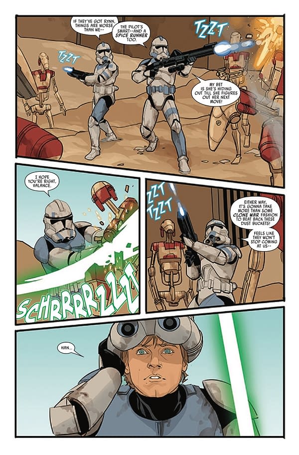 Interior preview page from STAR WARS #6 PHIL NOTO COVER