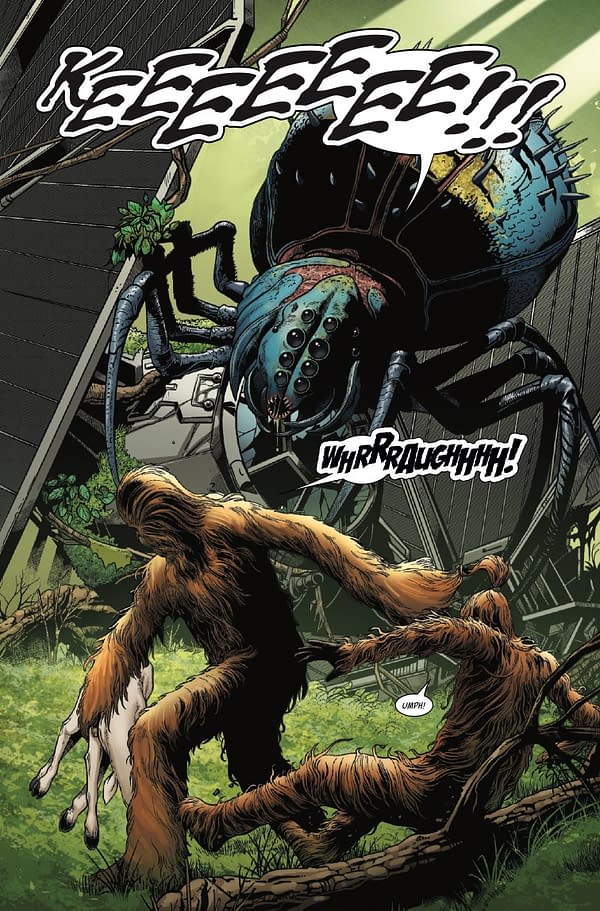 Interior preview page from STAR WARS: HAN SOLO - HUNT FOR THE FALCON #1 RAMON ROSANAS COVER