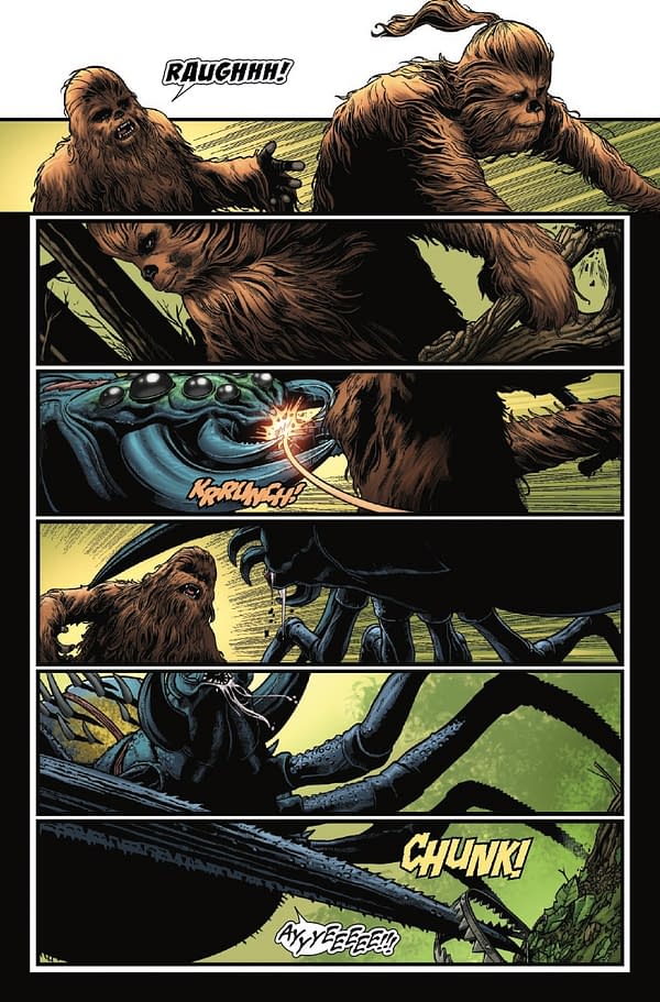 Interior preview page from STAR WARS: HAN SOLO - HUNT FOR THE FALCON #1 RAMON ROSANAS COVER