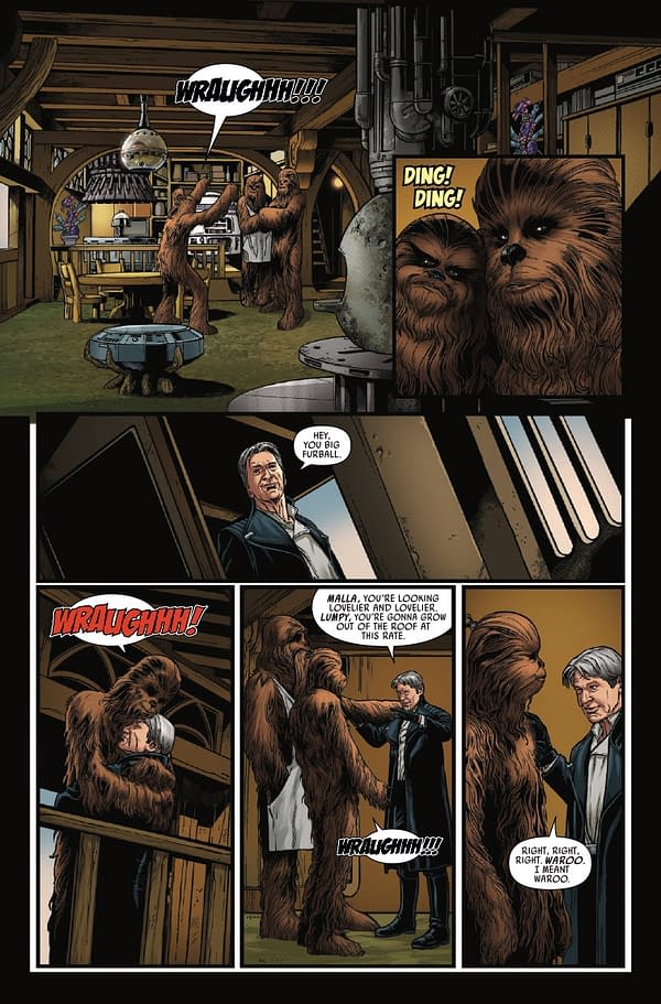 Interior preview page from STAR WARS: HAN SOLO - HUNT FOR THE FALCON #1 RAMON ROSANAS COVER