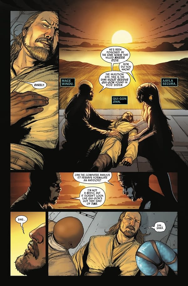 Interior preview page from STAR WARS: JEDI KNIGHTS #7 MADIBEK MUSABEKOV COVER