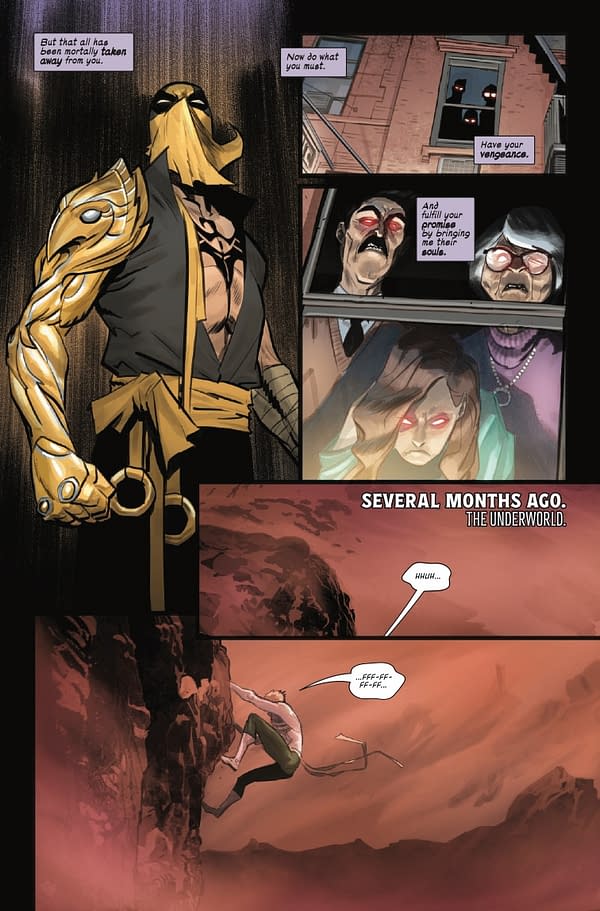 Interior preview page from UNDEAD IRON FIST #1 WHILCE PORTACIO COVER