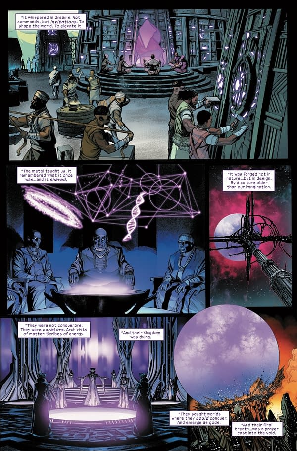 Interior preview page from ULTIMATE BLACK PANTHER #20 STEFANO CASELLI COVER