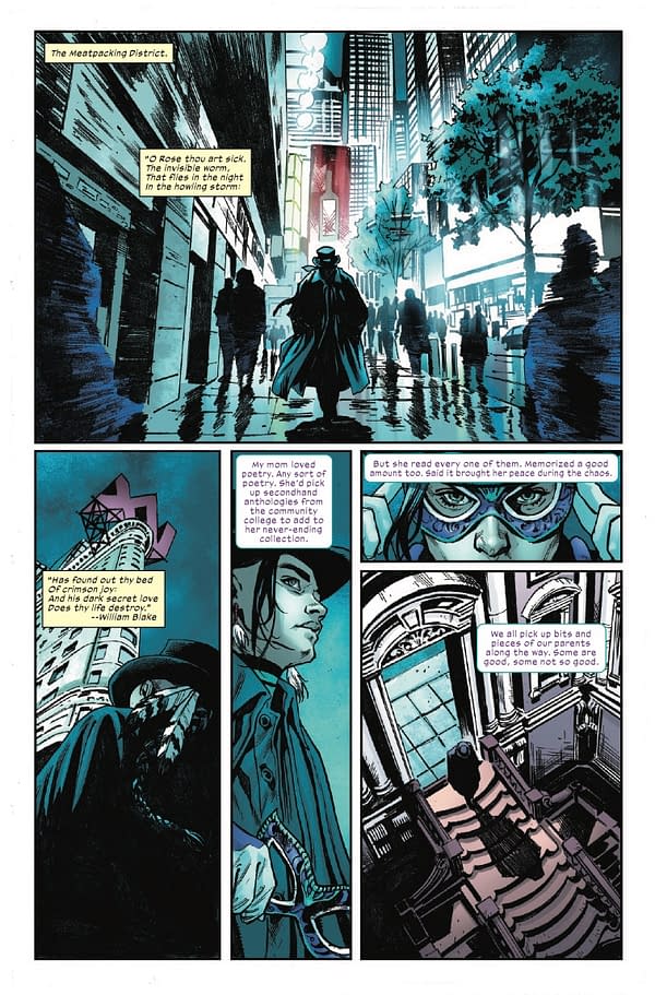 Interior preview page from ULTIMATE HAWKEYE #1 R.B. SILVA COVER